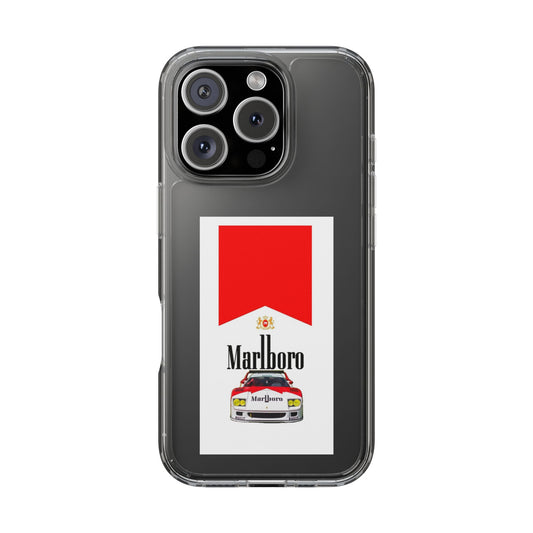 Marlboro Racing Clear Phone Case