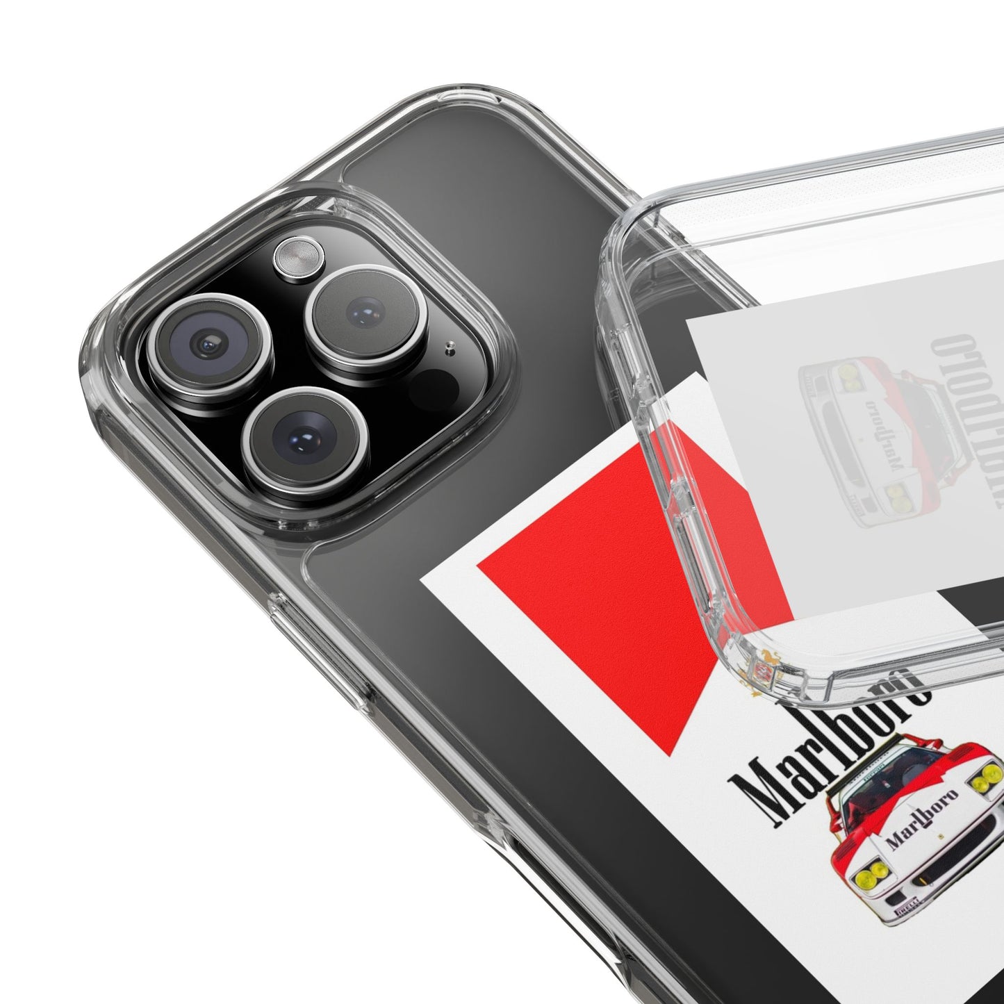 Marlboro Racing Clear Phone Case