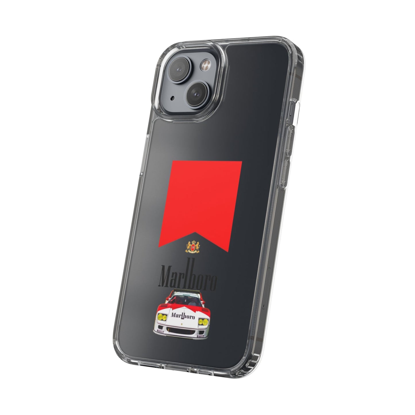 Marlboro Racing Clear Phone Case