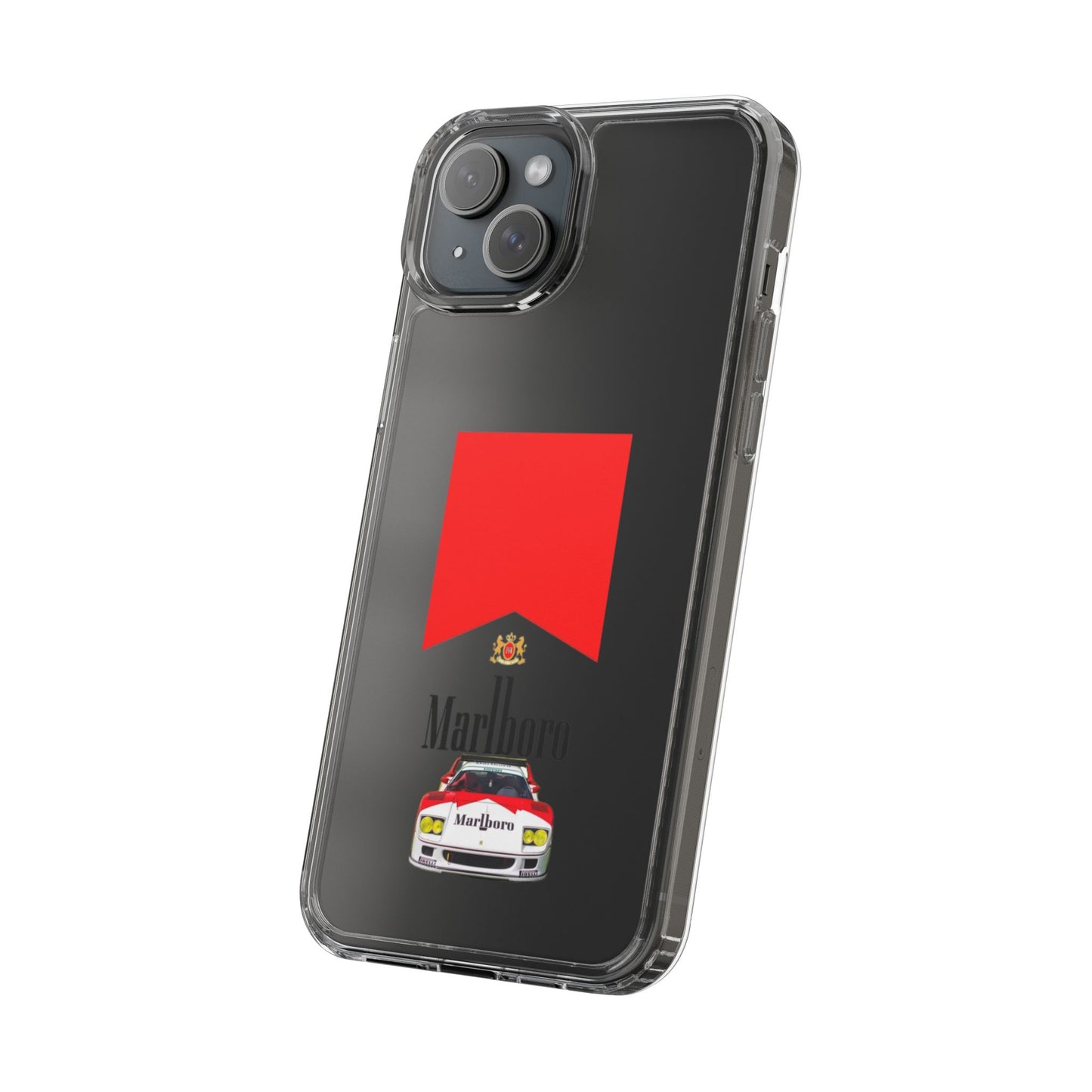 Marlboro Racing Clear Phone Case