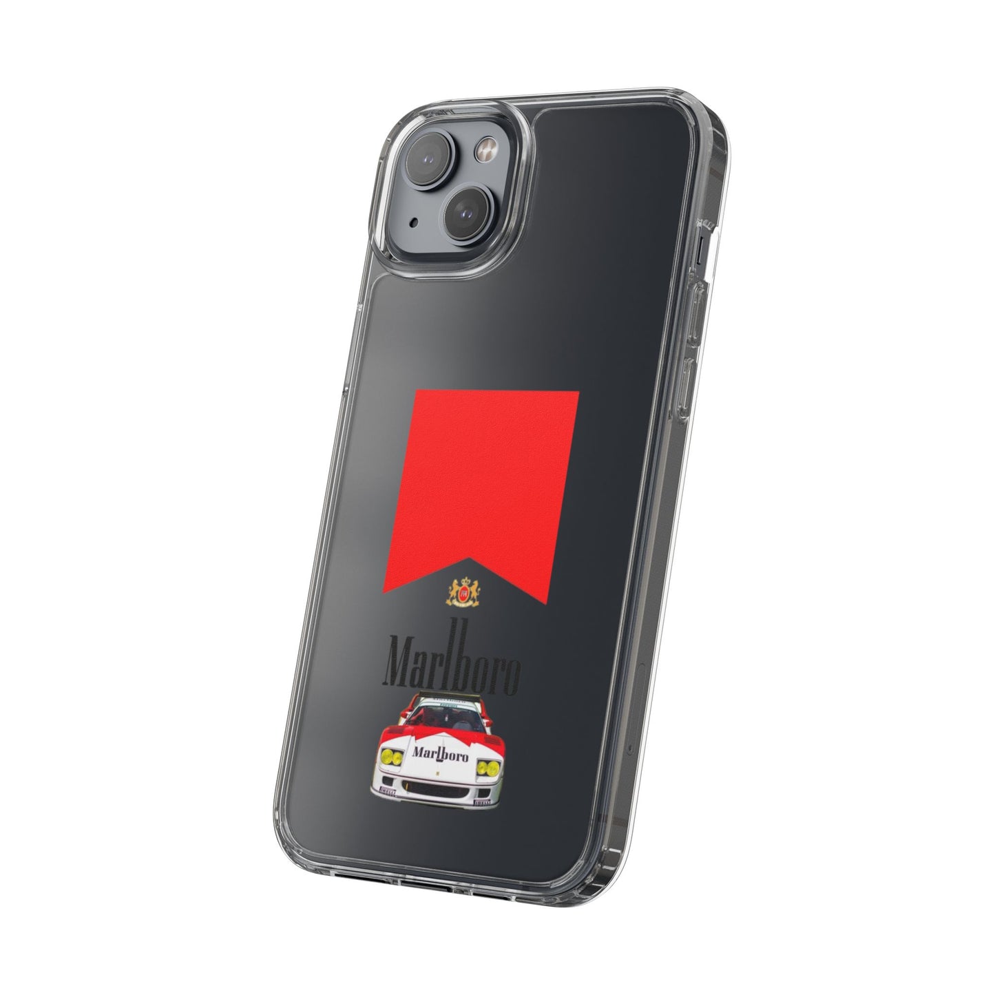 Marlboro Racing Clear Phone Case