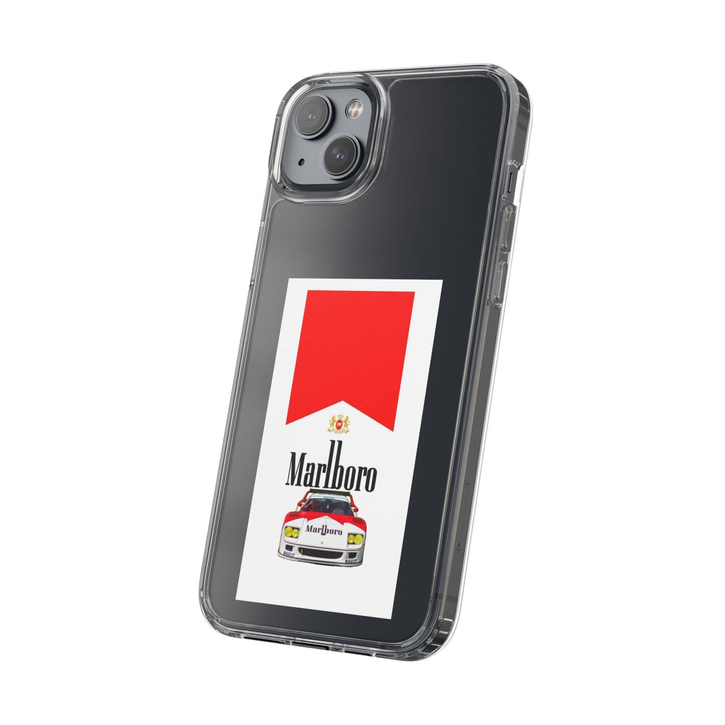 Marlboro Racing Clear Phone Case