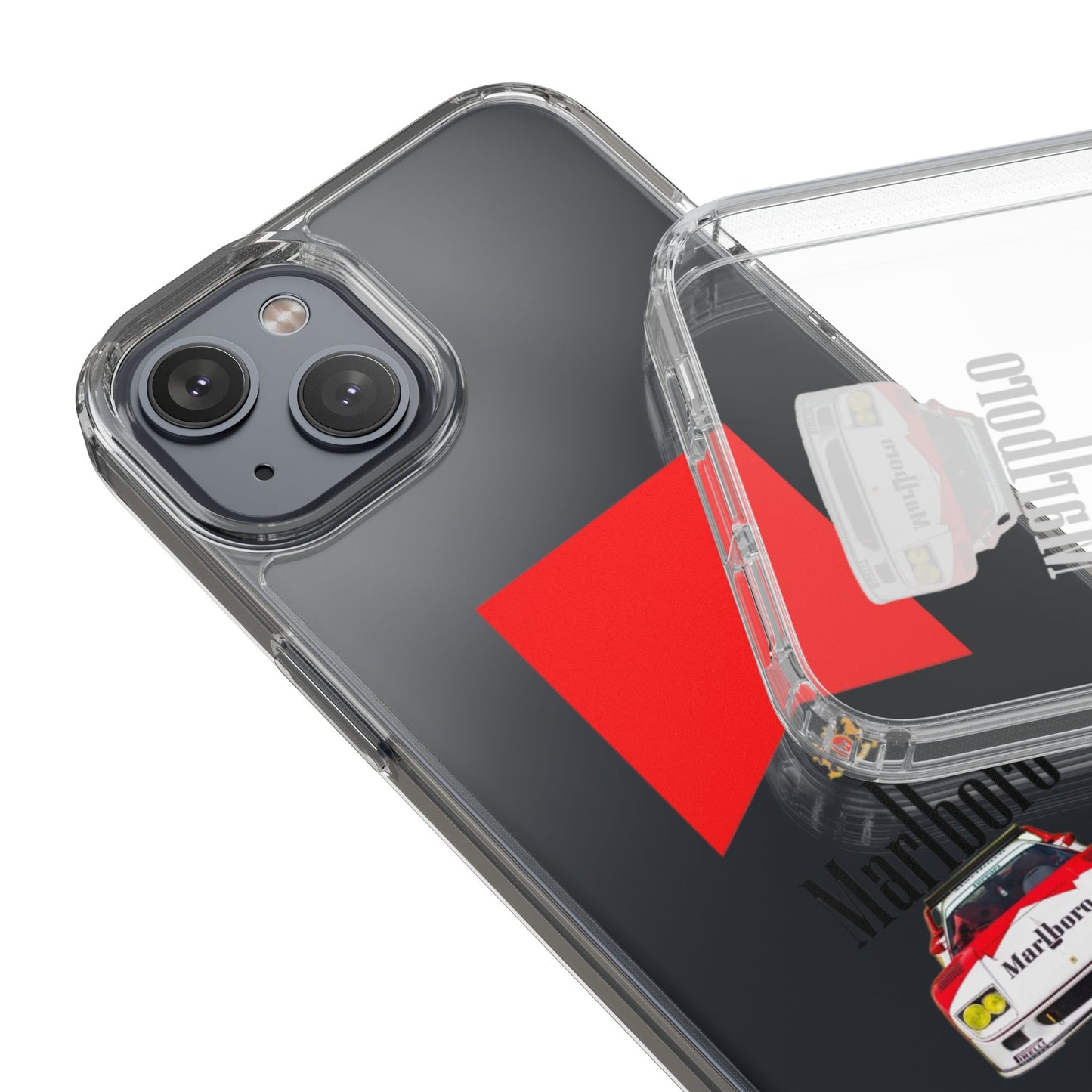 Marlboro Racing Clear Phone Case