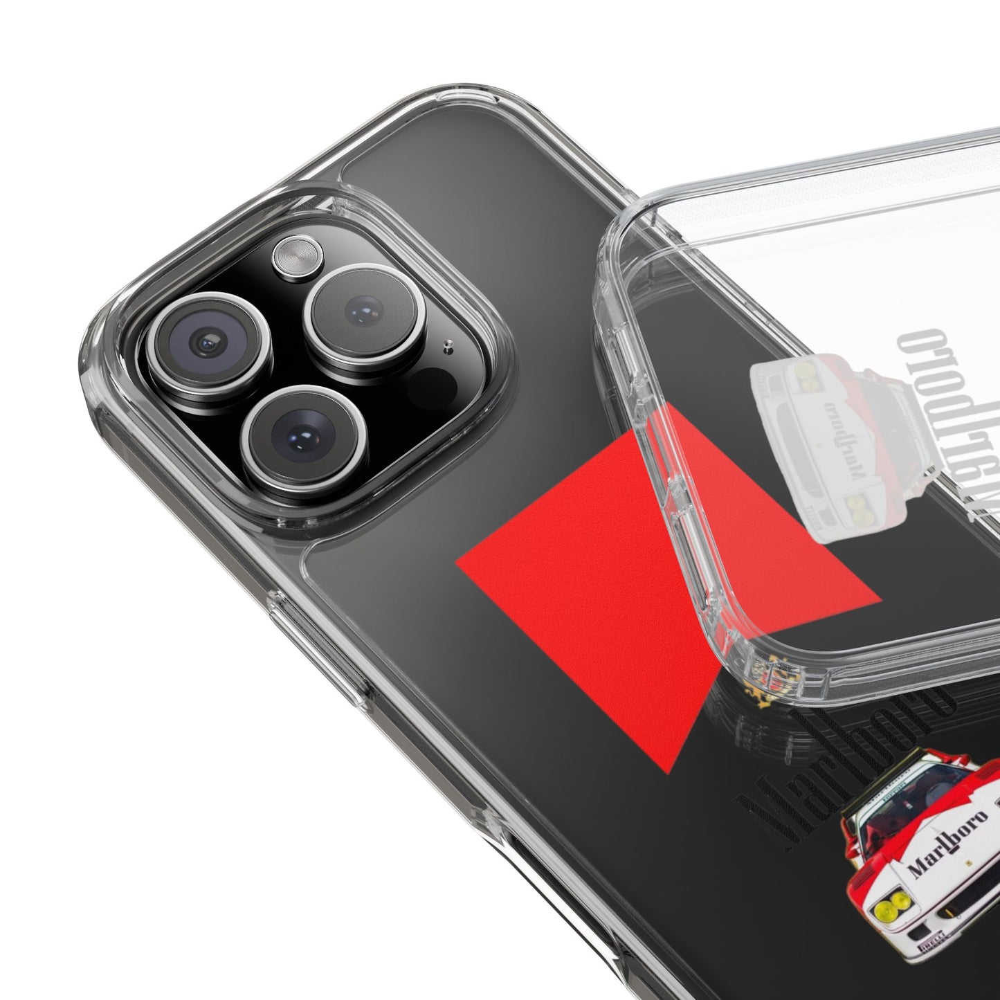 Marlboro Racing Clear Phone Case