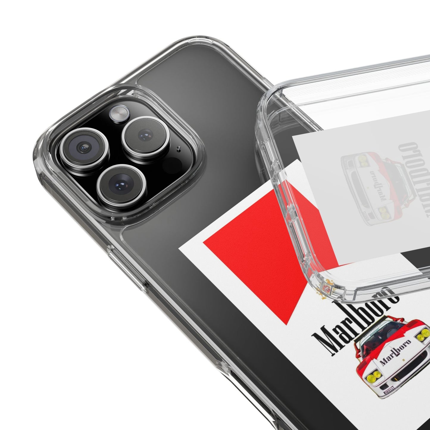 Marlboro Racing Clear Phone Case
