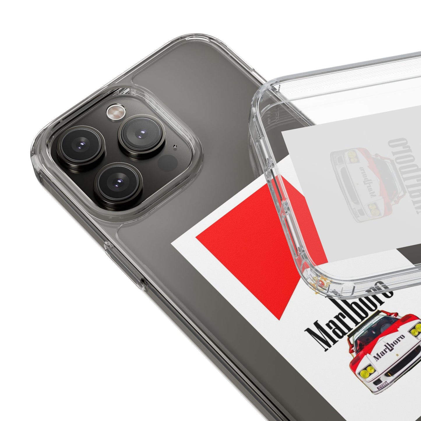 Marlboro Racing Clear Phone Case