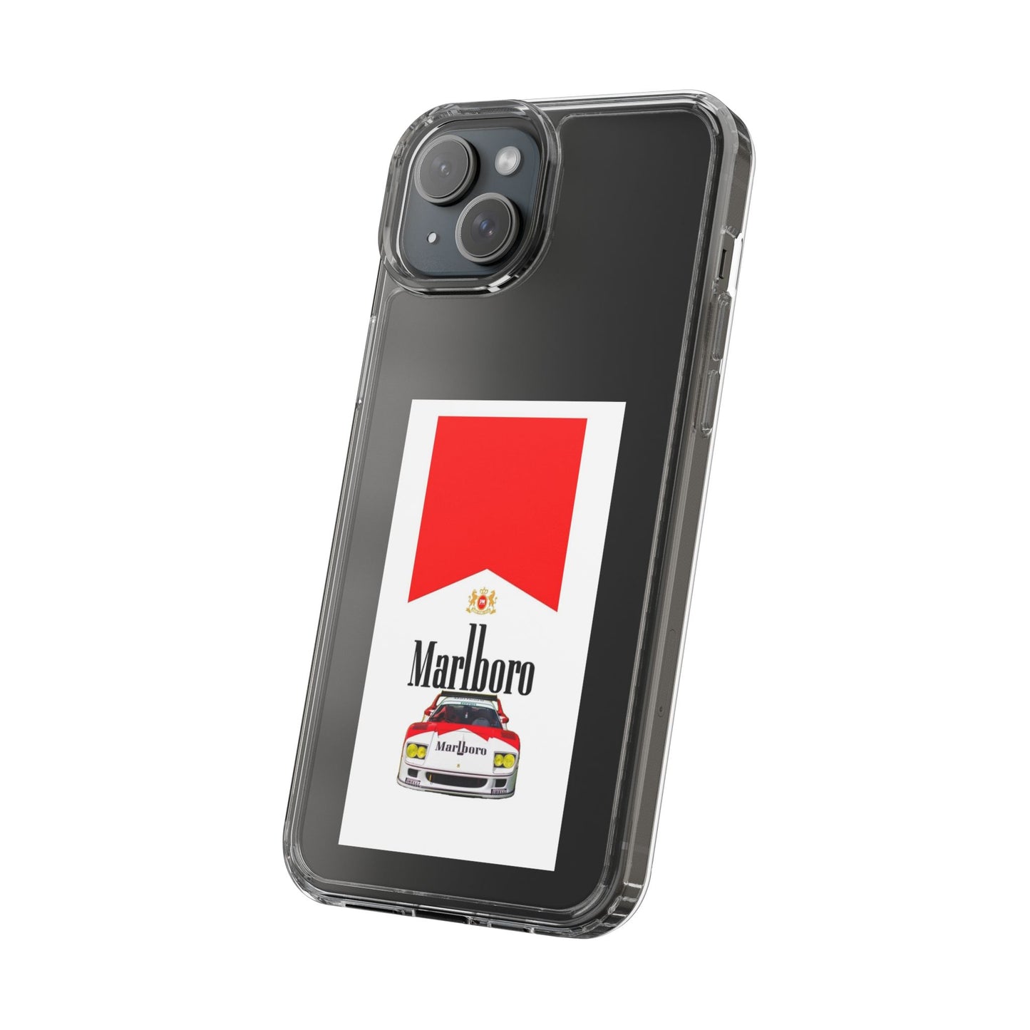 Marlboro Racing Clear Phone Case