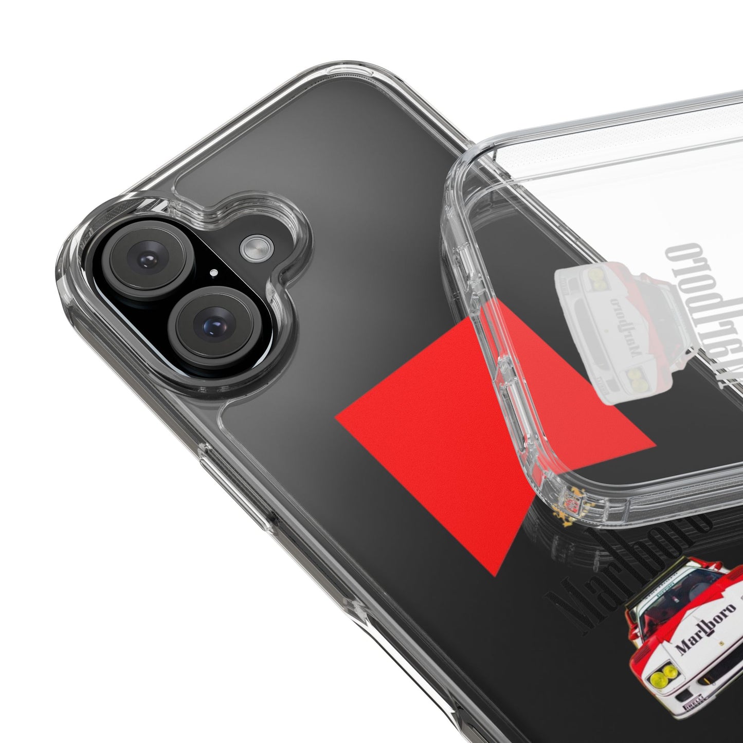 Marlboro Racing Clear Phone Case