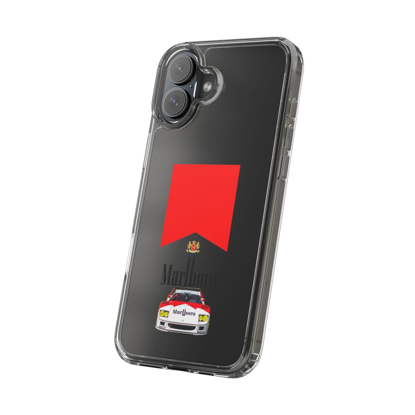 Marlboro Racing Clear Phone Case
