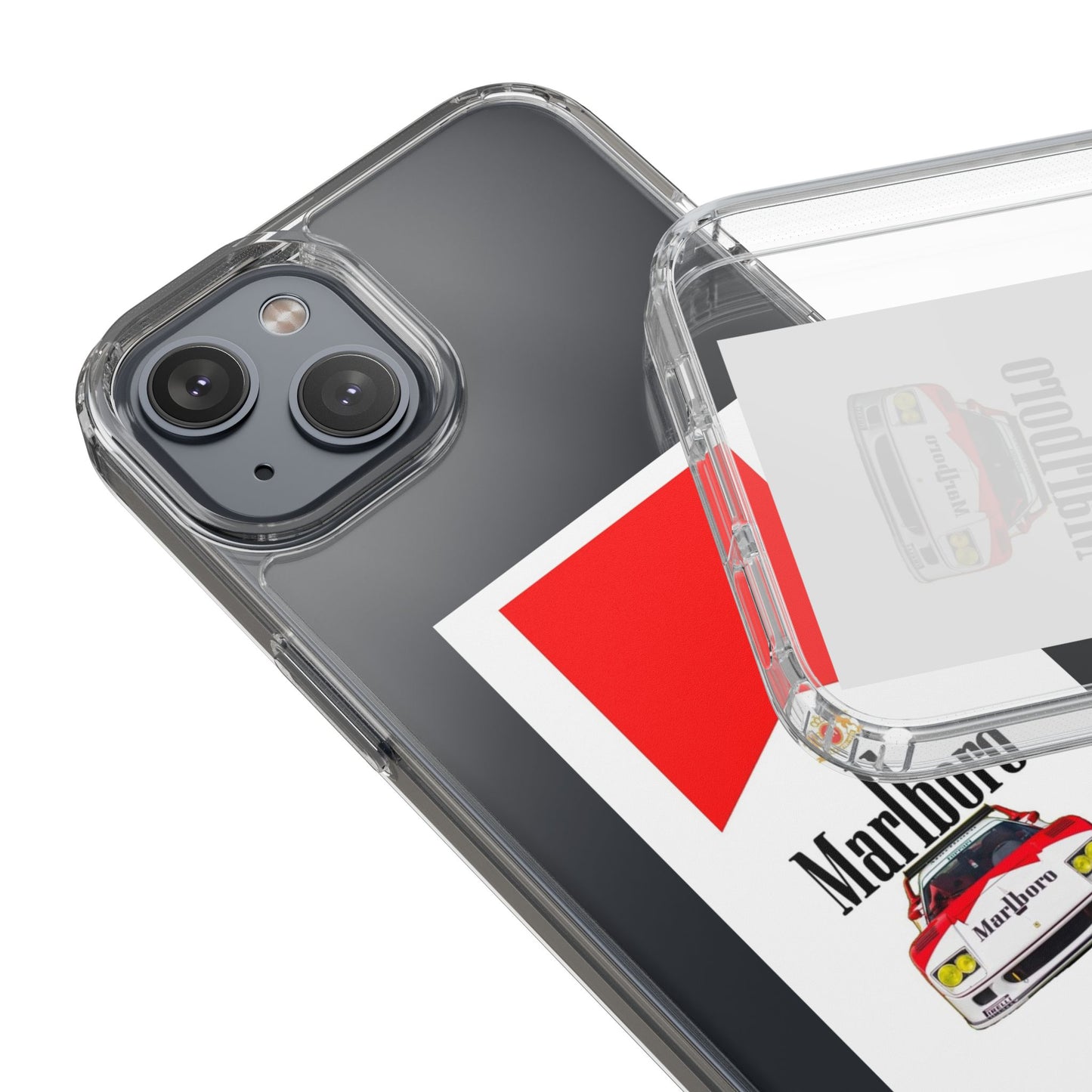 Marlboro Racing Clear Phone Case