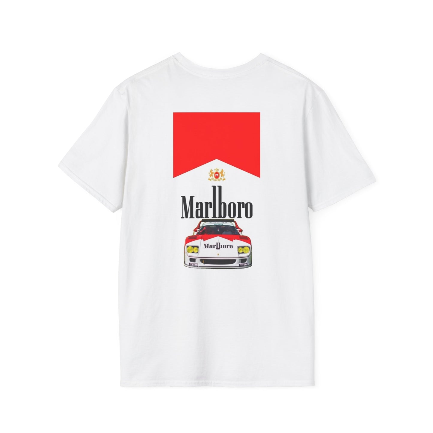 Vintage Marlboro T-Shirt with Ferrari F40 Print