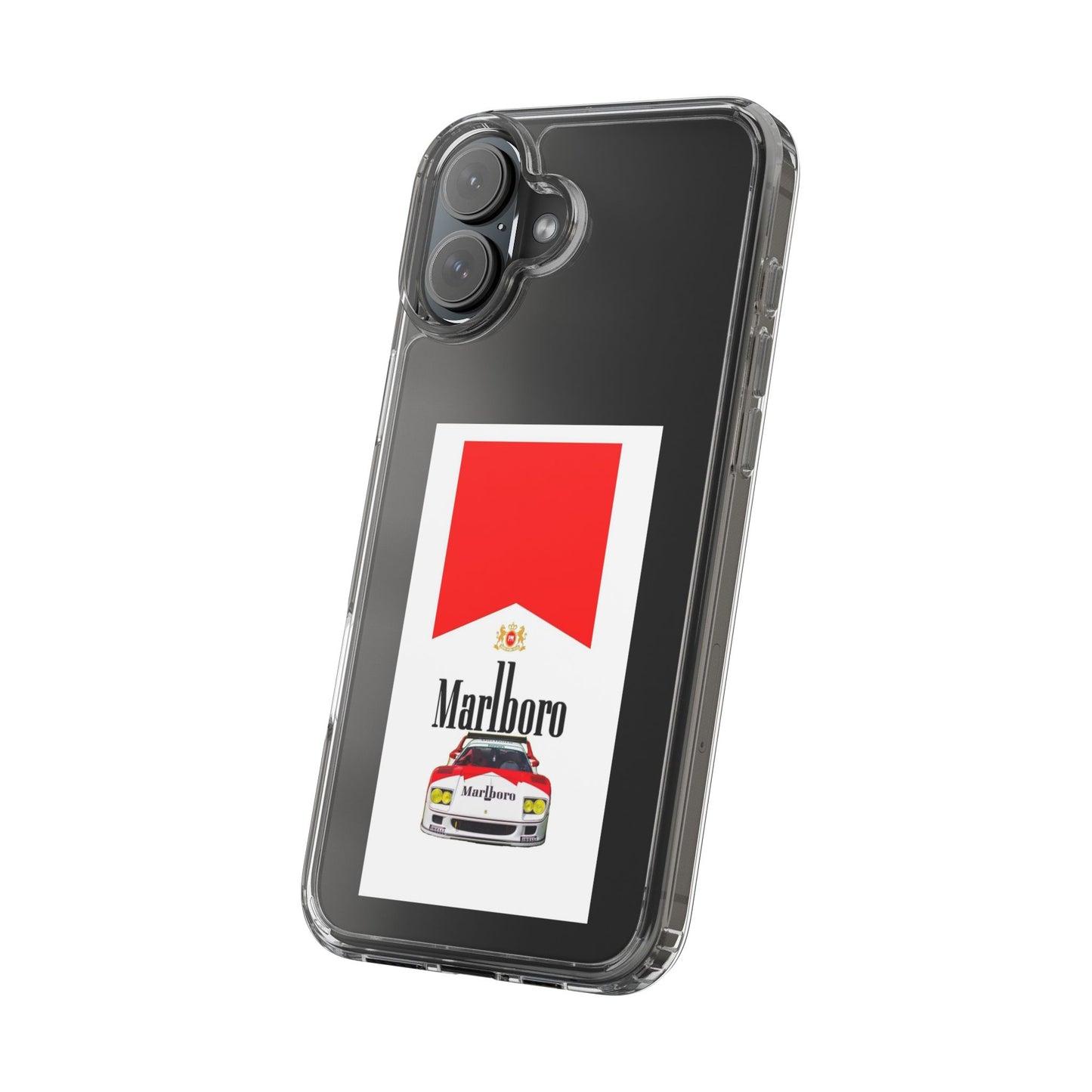 Marlboro Racing Clear Phone Case
