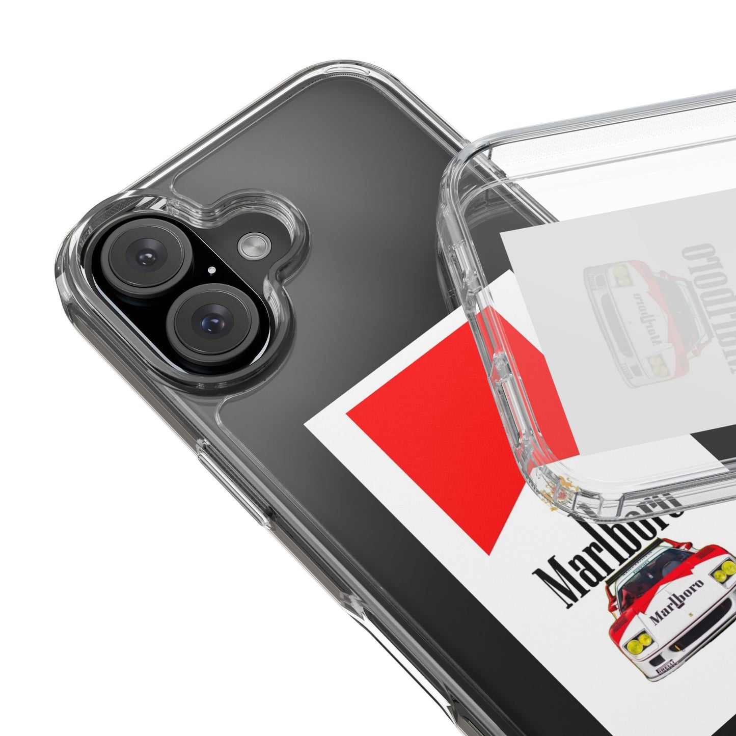 Marlboro Racing Clear Phone Case