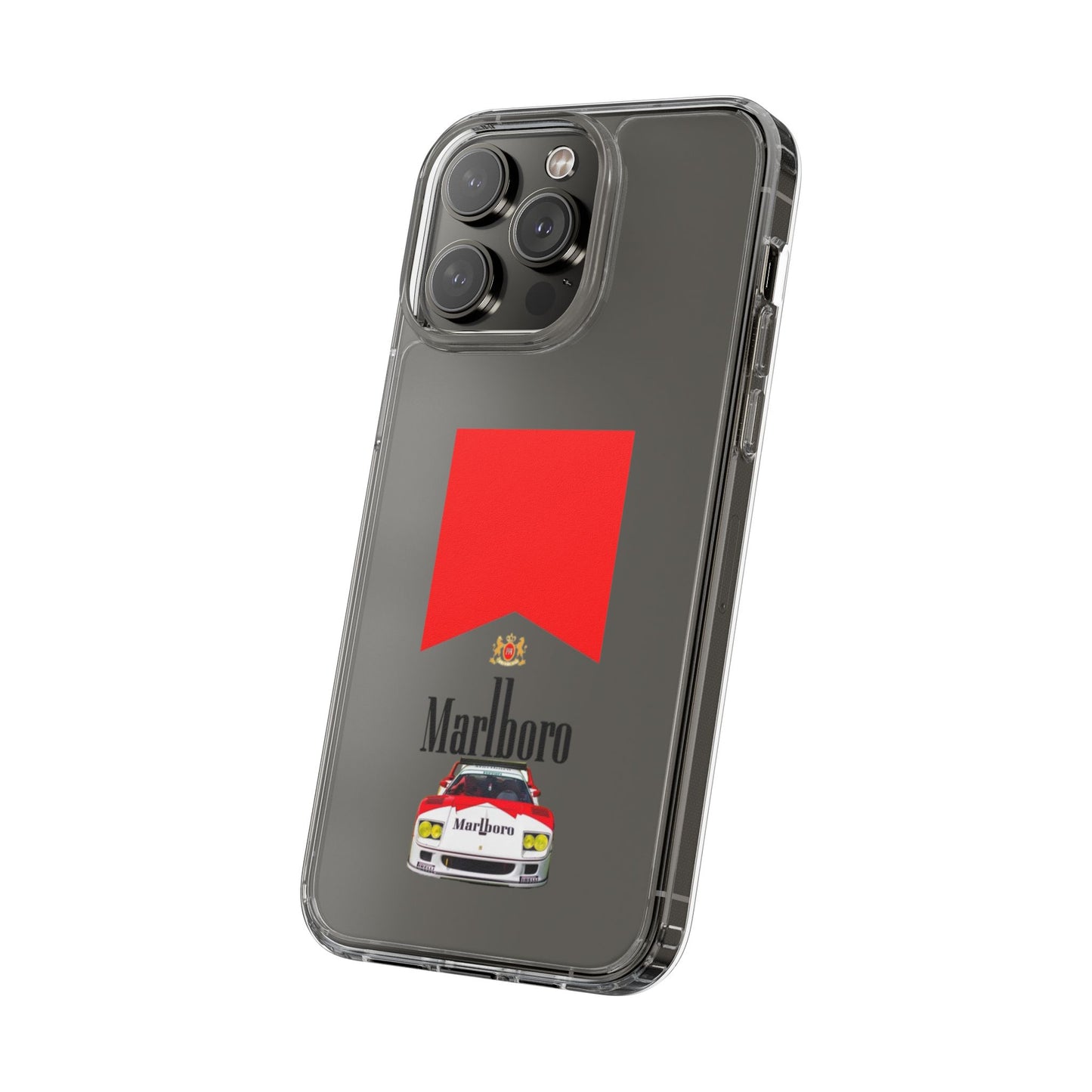 Marlboro Racing Clear Phone Case