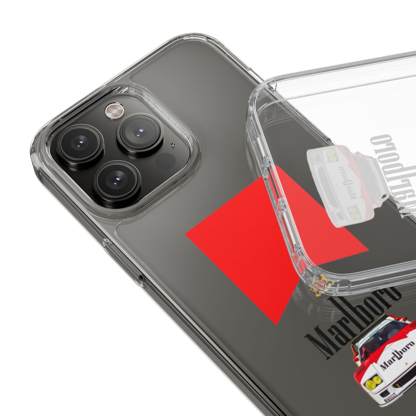 Marlboro Racing Clear Phone Case