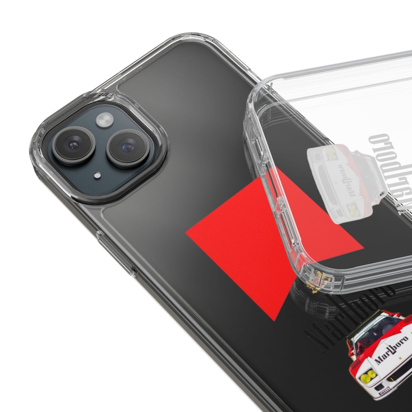 Marlboro Racing Clear Phone Case
