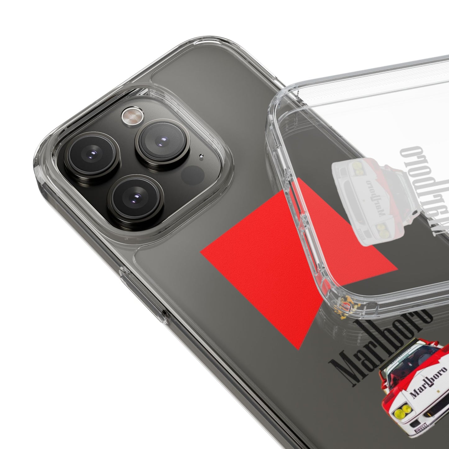 Marlboro Racing Clear Phone Case