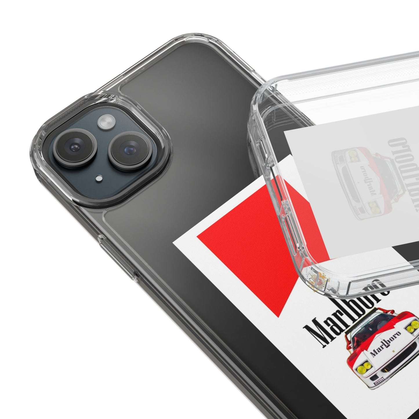 Marlboro Racing Clear Phone Case