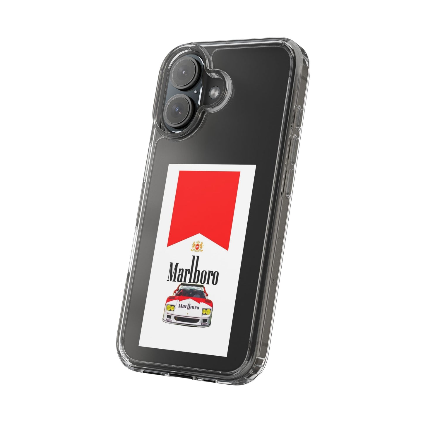 Marlboro Racing Clear Phone Case