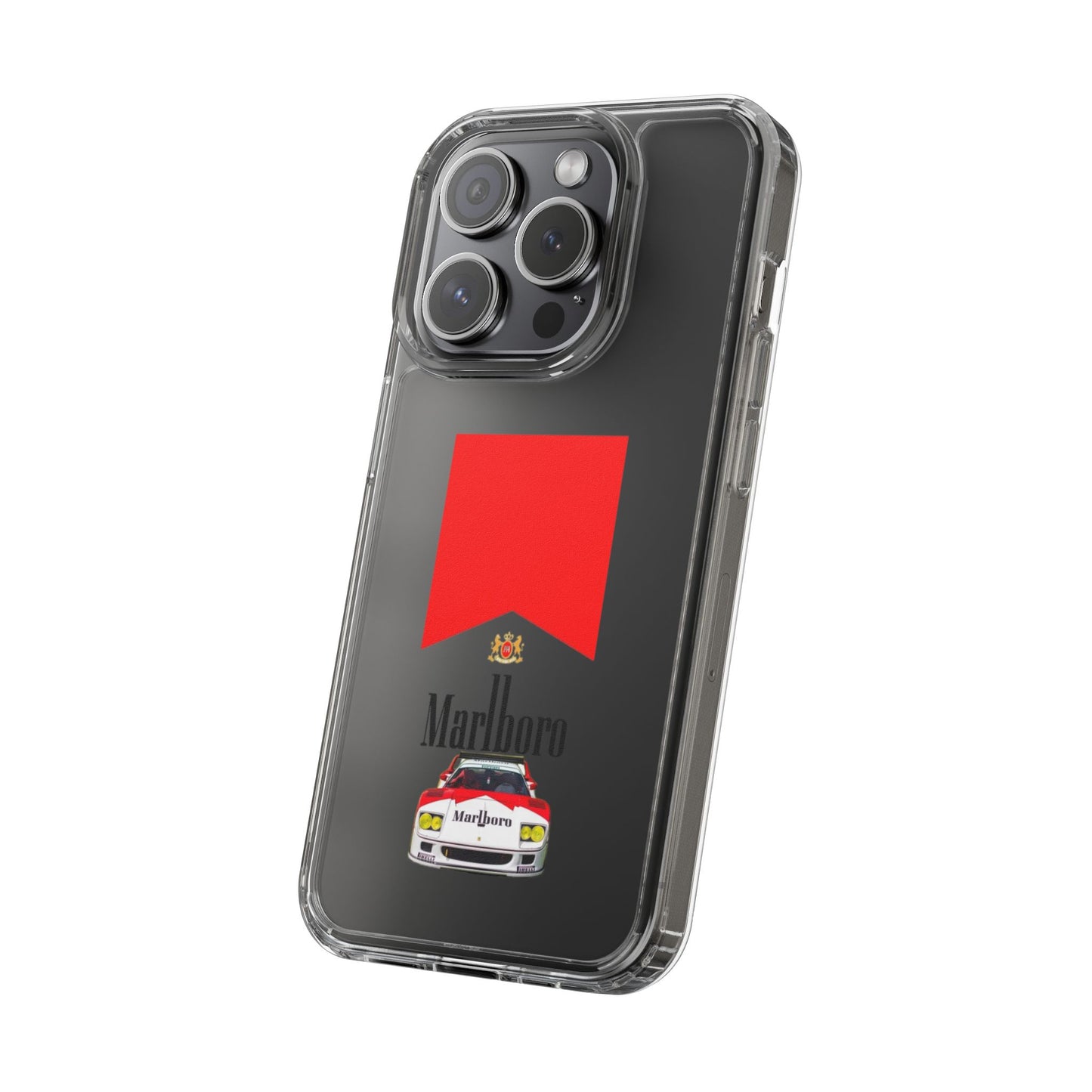 Marlboro Racing Clear Phone Case