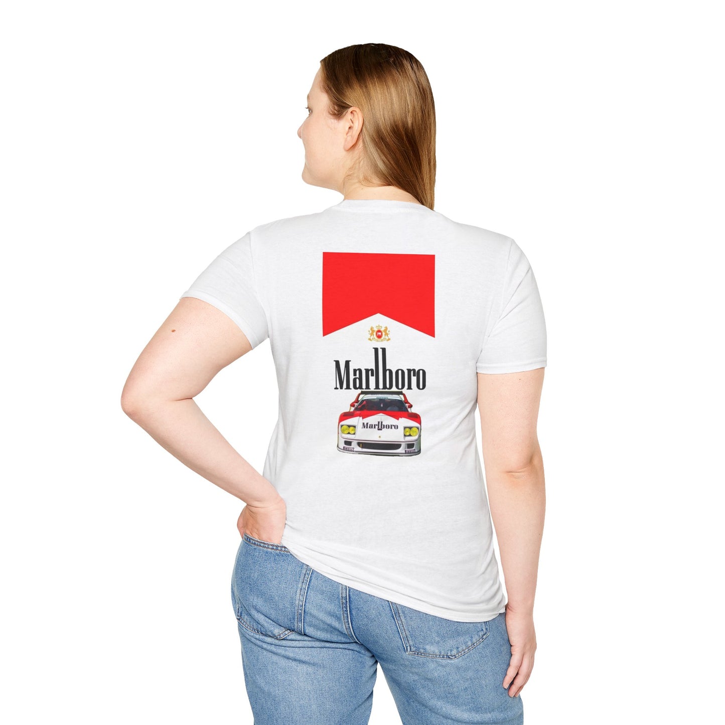 Vintage Marlboro T-Shirt with Ferrari F40 Print