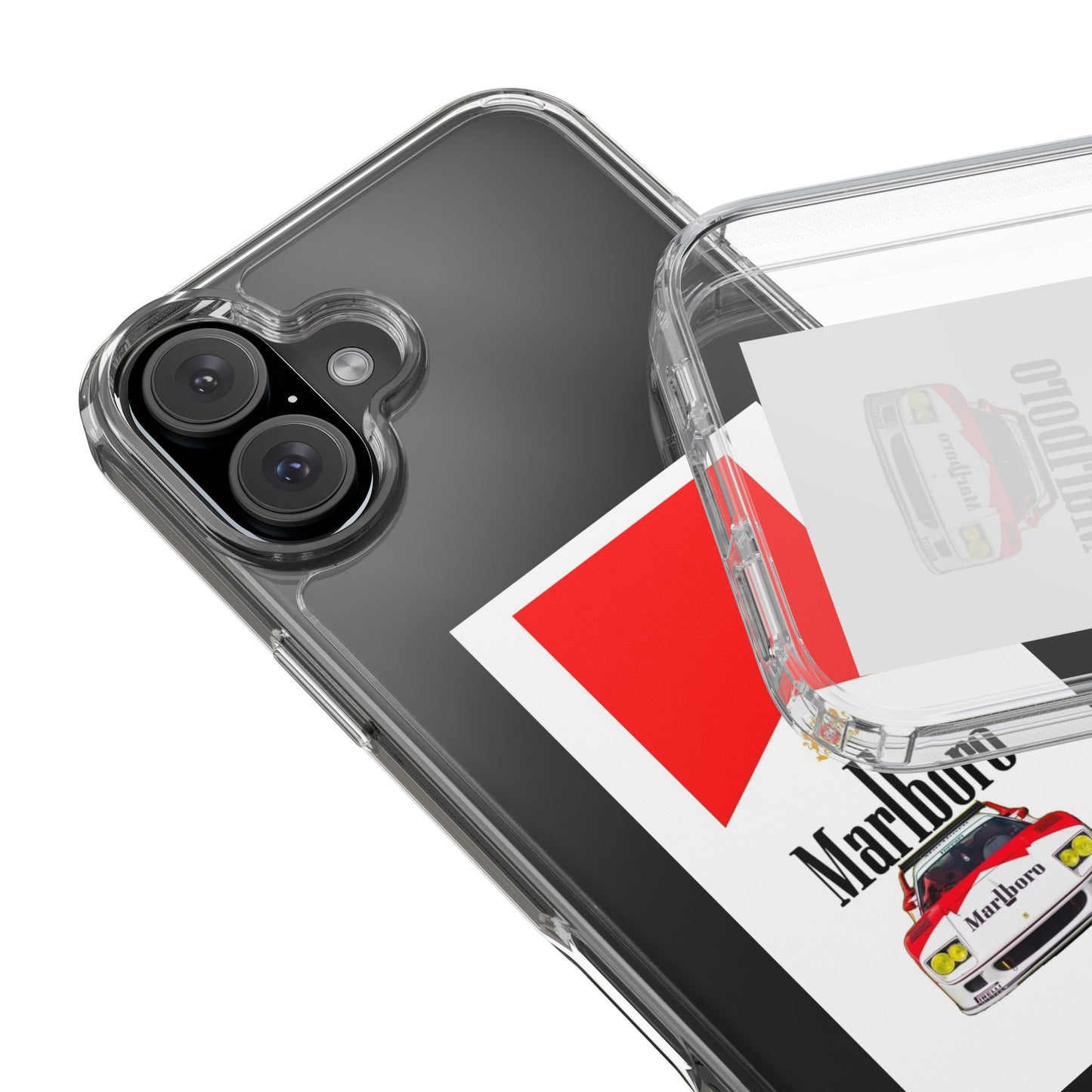 Marlboro Racing Clear Phone Case