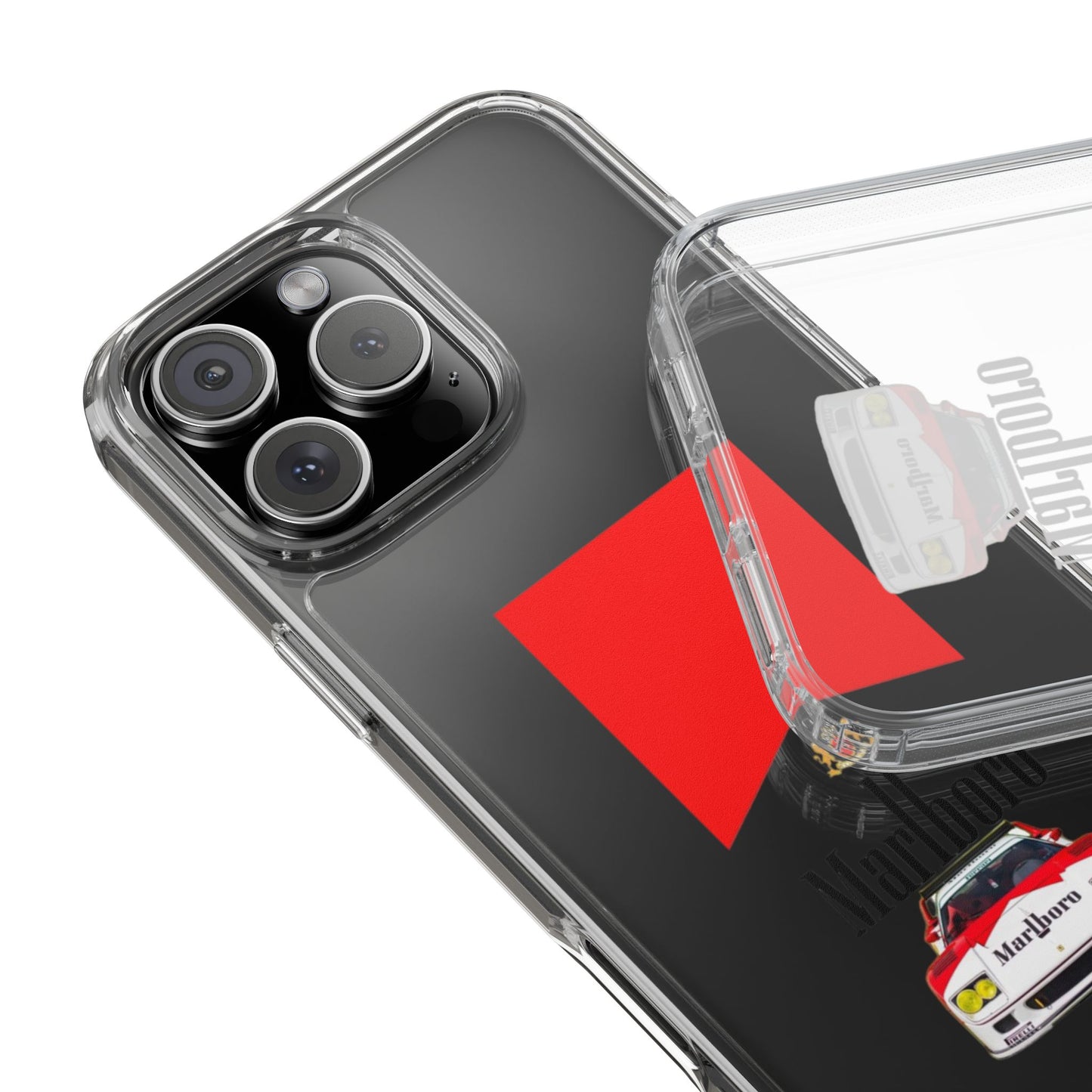 Marlboro Racing Clear Phone Case