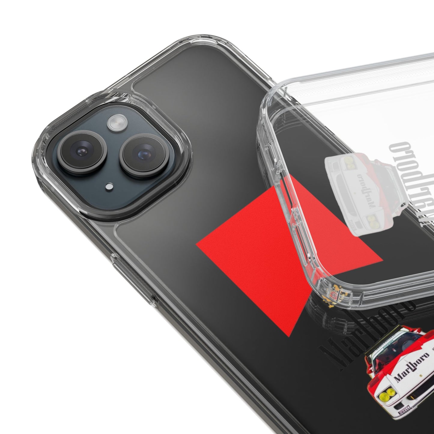 Marlboro Racing Clear Phone Case